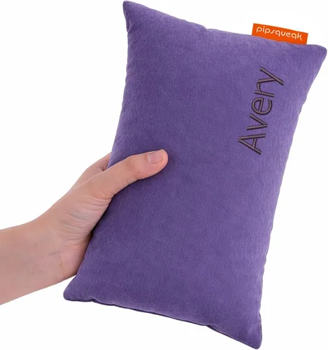 Miniatura 11 de Almohada de microfibra Pipsqueak - Pequeña, Mini, Pequeño - 27.9 x 17.8 cm - Perfecta para viajes, autos, aviones, camping, perros, niños pequeños