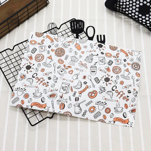 Miniatura 5 de 200 hojas de papel de delicatessen de 10 x 14 pulgadas, revestimientos de alta calidad para cestas de alimentos, hojas de papel encerado resistentes