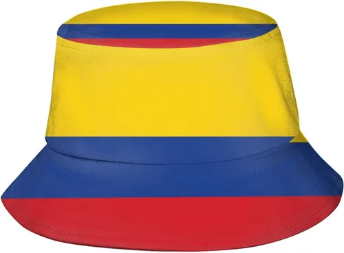 Miniatura 33 de KiuLoam Sombreros de pescador unisex con bandera, sombreros de pescador plegables para exteriores, verano, viajes, senderismo, playa, gorras