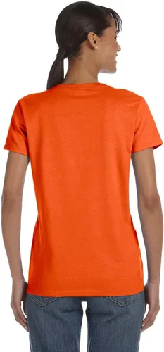 Miniatura 2 de Gildan Camiseta de algodón pesado para mujer G500L de 5.3 onzas, Naranja