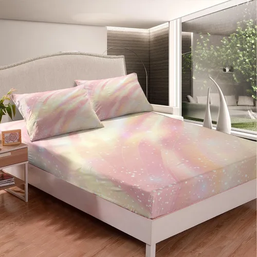 Miniatura 16 de Sábana bajera ajustable con diseño floral botánico para habitación de niños, diseño floral botánico para habitación de niños, diseño de ramas