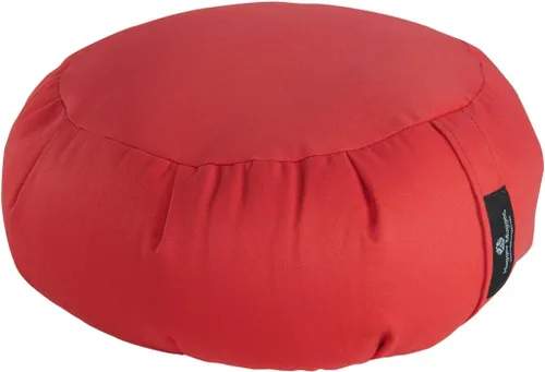 Miniatura 12 de Hugger Mugger Cojín de meditación Zafu - Soporte para sentarse con patas cruzadas, relleno de trigo sarraceno, tela duradera, mango cómodo, hecho a