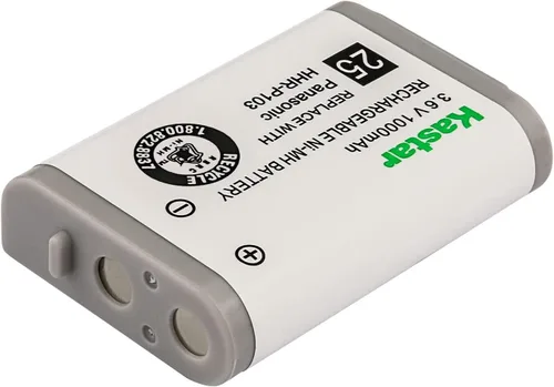 Miniatura 2 de Kastar Paquete de 1 batería de repuesto HHR-P103 para Panasonic KXTGA230S KX-TGA230W KXTGA230W KX-TGA2352 KXTGA2352 KX-TGA271 KXTGA271 KX-TGA271A