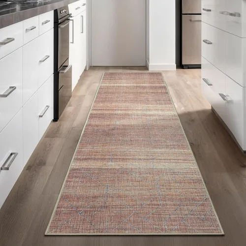 Miniatura 3 de GLN Rugs Bohemian Collection - Alfombra de felpilla lavable a máquina, bohemio vintage, antideslizante, alfombra de felpilla de pelo bajo, para sala