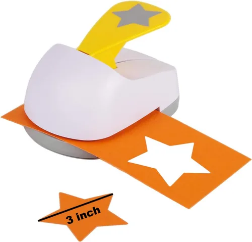 Miniatura 15 de Punzón de palanca para manualidades, longitud lateral, 2.6 pulgadas, perforador triangular equilátero, herramienta profesional para manualidades