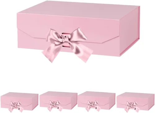 Miniatura 32 de GoooodGift Caja de regalo grande azul, 1 paquete de 13.5 x 11 x 5.3 pulgadas, caja de regalo de lujo para regalos con tapa de cierre magnético
