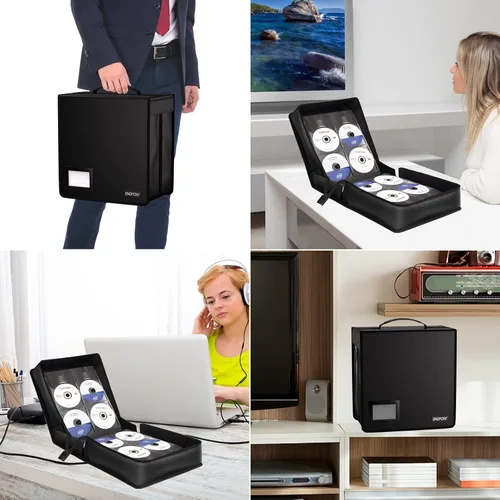Miniatura 9 de ENGPOW Caja de almacenamiento de fotos ignífuga+estuche de CD ignífugo
