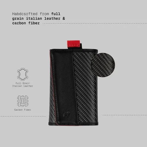Miniatura 30 de The Frenchie Co. - Cartera - Cartera delgada de piel plegable - Protección de bloqueo RFID con múltiples ranuras para tarjetas y ventana