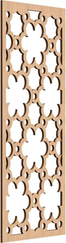 Miniatura 98 de Ekena Millwork WALW14X35X0250STGRO Southgate - Paneles de pared decorativos de madera con calado, 13 3/8 pulgadas de ancho x 34 3/8 pulgadas de rojo