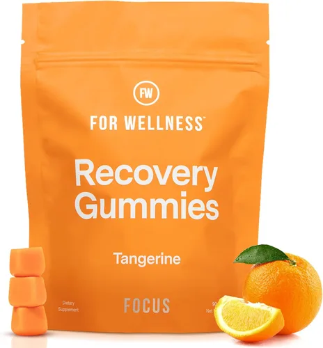 Miniatura 14 de For Wellness Recovery Gummies Restore Suplementos de energía de cereza ácida con electrolitos para el dolor muscular, rendimiento y recuperación