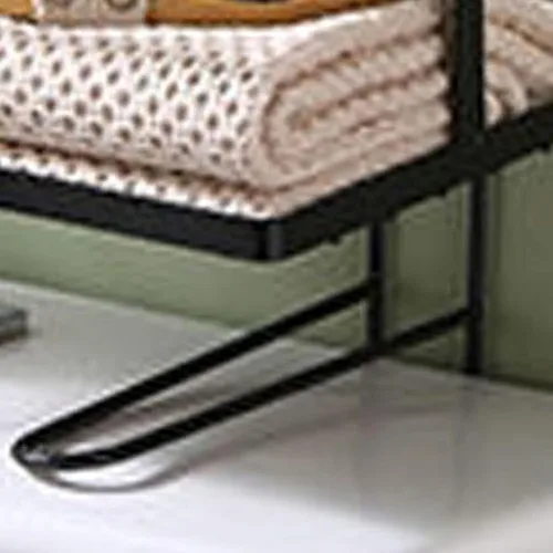 Miniatura 7 de Estante de baño organizador de baño de hierro grueso con diseño de montaje en pared, estante de baño impermeable sobre el inodoro, organizador