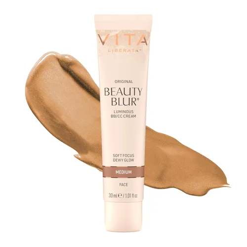 Miniatura 7 de Vita Liberata Beauty Blur Face - Crema BB, acabado hidratante para la piel, brillo radiante y tez impecable, 1.01 onzas líquidas Oscuro