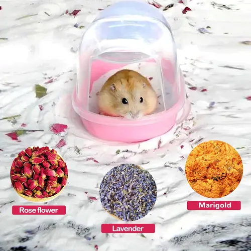 Miniatura 2 de Arena de baño de hámster, arena natural sin polvo, arena de baño, arena del desierto, flor perfumada, arena limpia para orinal para animales