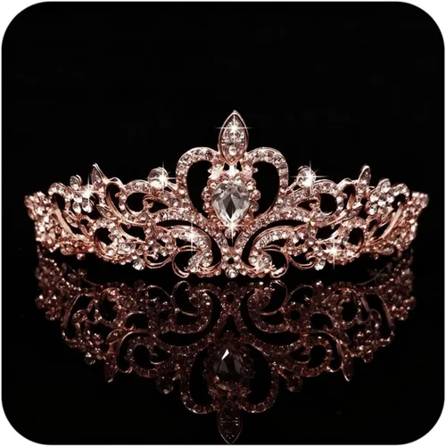 Miniatura 14 de COCIDE Diadema de cristal con coronas de tiara, corona de diamantes de imitación de princesa con peines, diademas de novia, boda, graduación, fiesta