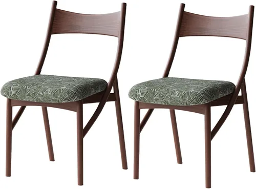 Miniatura 21 de Sillas de comedor de madera, sillas de comedor, silla de cocina, silla lateral de cocina con respaldo alto con paquete suave para salas de estar