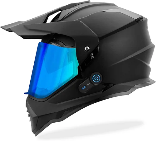 Miniatura 11 de GDM Beast - Casco de motocicleta Bluetooth Dual