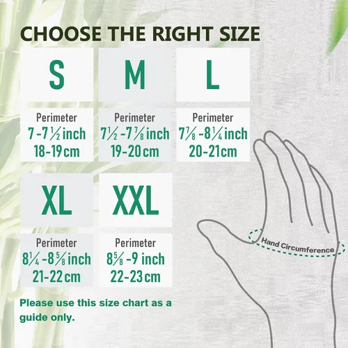 Miniatura 7 de COOLJOB 2 pares de guantes de jardinería para mujeres y hombres, guantes de trabajo de bambú para pantalla táctil, guantes de trabajo