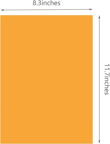 Miniatura 3 de Pangda Paquete de 9 hojas de gel naranja con filtro de luz roja, película de color para cubrir luces, corrección de superposiciones de plástico, 1.7