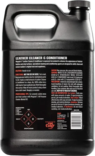 Miniatura 3 de Meguiar 's D18001 – Limpiador y acondicionador de piel – 1 galón.