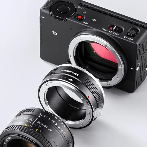 Miniatura 3 de K&F Concept Adaptador de montaje de lente NIK-L enfoque manual compatible con lente Nikon F a cuerpo de cámara de montaje L