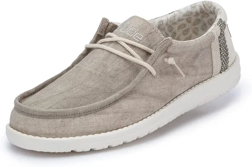 Hey Dude - Zapatos Wally en múltiples colores para hombre, mocasines con cordones para hombre, cómodos y ligeros