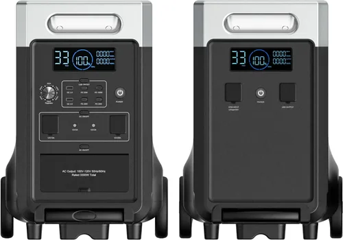 Miniatura 12 de AFERIY Estación de energía portátil de 3840Wh, tomas de corriente alterna de 120V x 5, carga rápida de 2.5H, estación de energía de batería LiFePO4