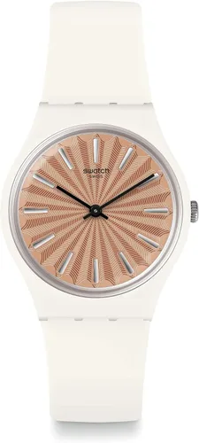 Miniatura 2 de Swatch GW209 - Reloj analógico de cuarzo suizo con correa de silicona para mujer
