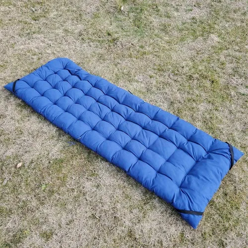 Miniatura 8 de Catre de camping con colchón, cómodo y resistente, soporta hasta 450 libras, catres para dormir, cama de campamento, catre plegable con bolsa