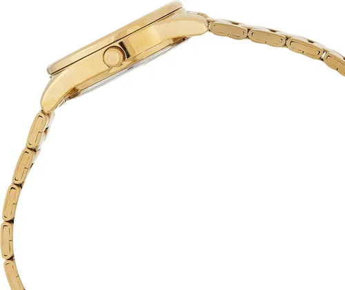 Miniatura 3 de Casio LTP-V005G-1B Reloj analógico estándar para mujer tono dorado esfera negra 3 manecillas