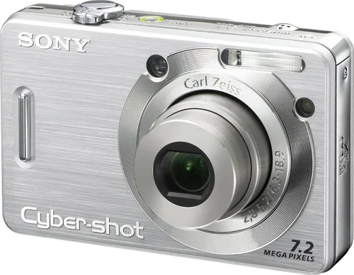 Miniatura 3 de Sony Cybershot DSCW55 7.2MP Cámara digital con zoom óptico 3x (plata) (Modelo antiguo)