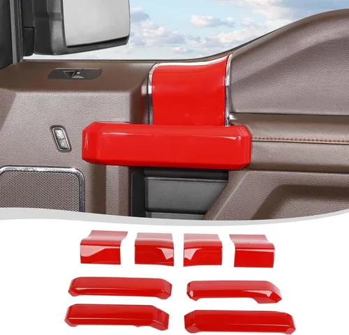Miniatura 11 de Voodonala para F-150 2015-2020 Cubiertas de manija interior para puerta de Ford F150 2015-2020 Compatible con Ford F150 F250 F350