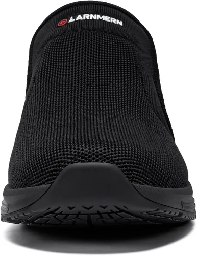 Miniatura 10 de LARN SAFETY Zapatos antideslizantes para hombre, para servicio de alimentos, zapatos de trabajo, impermeables, antideslizantes, para cocina, Negro
