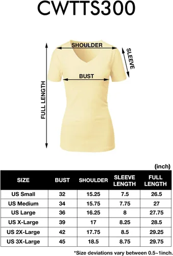 Miniatura 6 de H2H Camiseta casual ajustada para mujer, manga corta, mezcla de algodón, diseño básico
