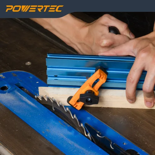Miniatura 7 de POWERTEC 2 abrazaderas de sujeción ajustables, abrazadera de pista en T multiposicionable, abrazaderas de plástico reforzado con 20 pernos de acero