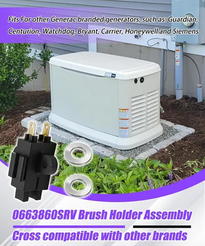 Miniatura 3 de 066386 & 0663860SRV - Portaescobillas compatible con Guardian, Centurion, Watchdog, Bryant, Etc, The Following Ge: 5734, 5735, 005802-0, 005932-0