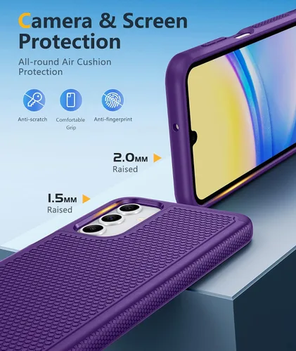 Miniatura 757 de FNTCASE Funda para iPhone 17 Pro: Fundas delgadas translúcidas de color azul claro compatibles con MagSafe, protección completa de la cámara