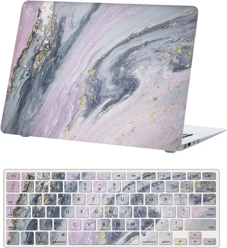 Miniatura 15 de Funda para laptop compatible con MacBook Air de 11 pulgadas 2015 2014 2013 2012 2011 2010 Realease modelo A1465 A1370, funda protectora de plástico