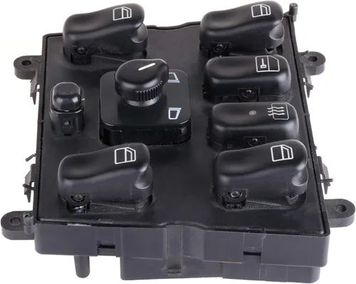 Miniatura 5 de OCPTY Interruptor de elevalunas eléctrico del lado del conductor, interruptor de control maestro para Mercedes Benz ML320 ML430 ML55 AMG ML500