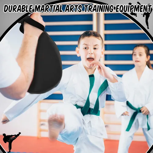 Miniatura 6 de Poen 7 en 1 Taekwondo Kick Pad Boxeo Equipo de entrenamiento Guantes de perforación Artes marciales Banda de muñeca Almohadillas suaves ajustables
