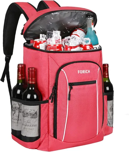 FORICH Mochila enfriadora portátil suave con aislamiento a prueba de fugas, bolsa enfriadora grande para hombres y mujeres, para el trabajo, viajes,
