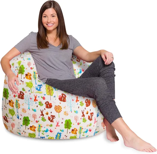 Miniatura 53 de Posh Beanbags - Sillón puff Azul Rey Sólido