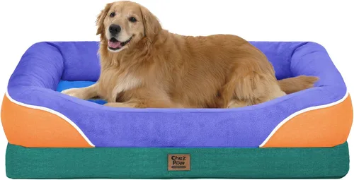 Miniatura 45 de Cama ortopédica grande lavable para perros, sofá XL para perros, cama de cuatro lados para perros, impermeable, antideslizante, para perros de gran