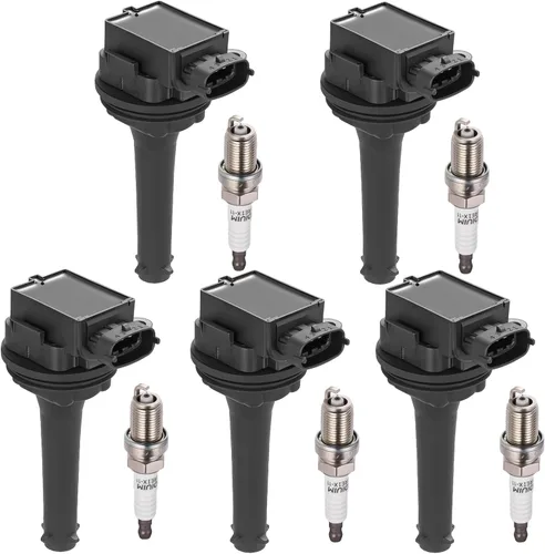 Miniatura 14 de BDFHYK Paquete de bobinas de encendido UF529 y bujías de iridio 4644 compatibles con Audi A3 A4 Allroad Quattro A5 Quattro Q5 TT Quattro Volkswagen