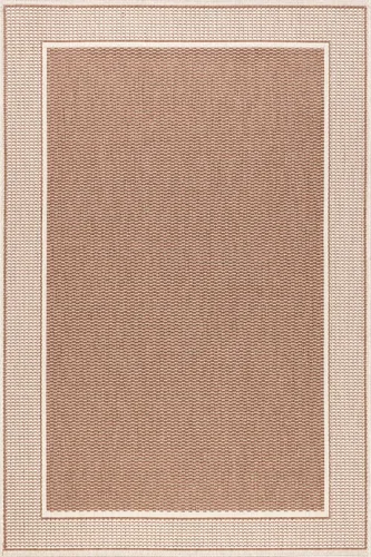 Miniatura 3 de Nuloom Gris marrón/beige, 4 x 6 pies, sólido, suave y acogedor, alto tráfico, resistente a las manchas, fácil de limpiar, alfombra duradera