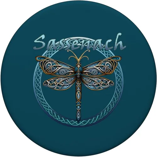 Miniatura 3 de Sassenach PopSockets PopGrip estándar de libélula gaélica escocesa