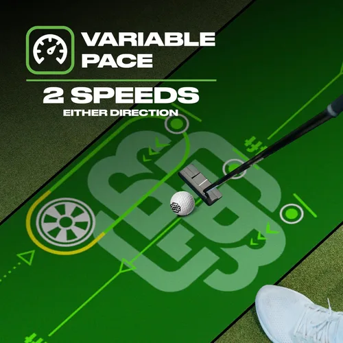 Miniatura 4 de Back 2 Basics Tapete de Putting de Golf de 10 pies - Green de Putting Interior Premium, Putting de Golf Realista para Entrenamiento - Tapete de Verde