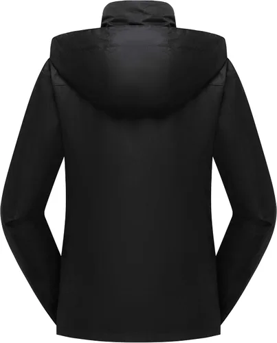 Miniatura 2 de MDENOVO Chaqueta de esquí 3 en 1 para mujer, impermeable, para invierno, para snowboard, montaña