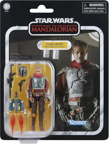 STAR WARS The Vintage Collection Cobb Vanth (Mandalorian Armor), Deluxe The Mandalorian Figura de acción coleccionable de 3.75 pulgadas