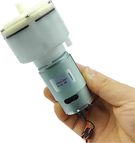 Miniatura 2 de JYPDA-3A01 Mini 555 Bomba de aire DC 12V 8W Micro 2.362 in Diafragma Vacío Presión Negativa Succión DIY Inflador Empaquetador
