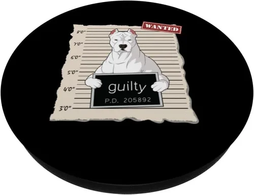 Miniatura 2 de Dogo Argentino taza tiro perro culpable PopSockets Standard PopGrip